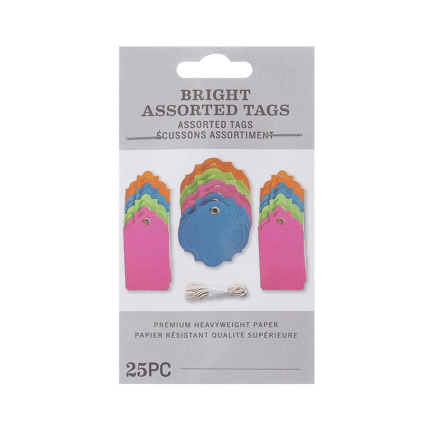 Darice Bright Tags with String