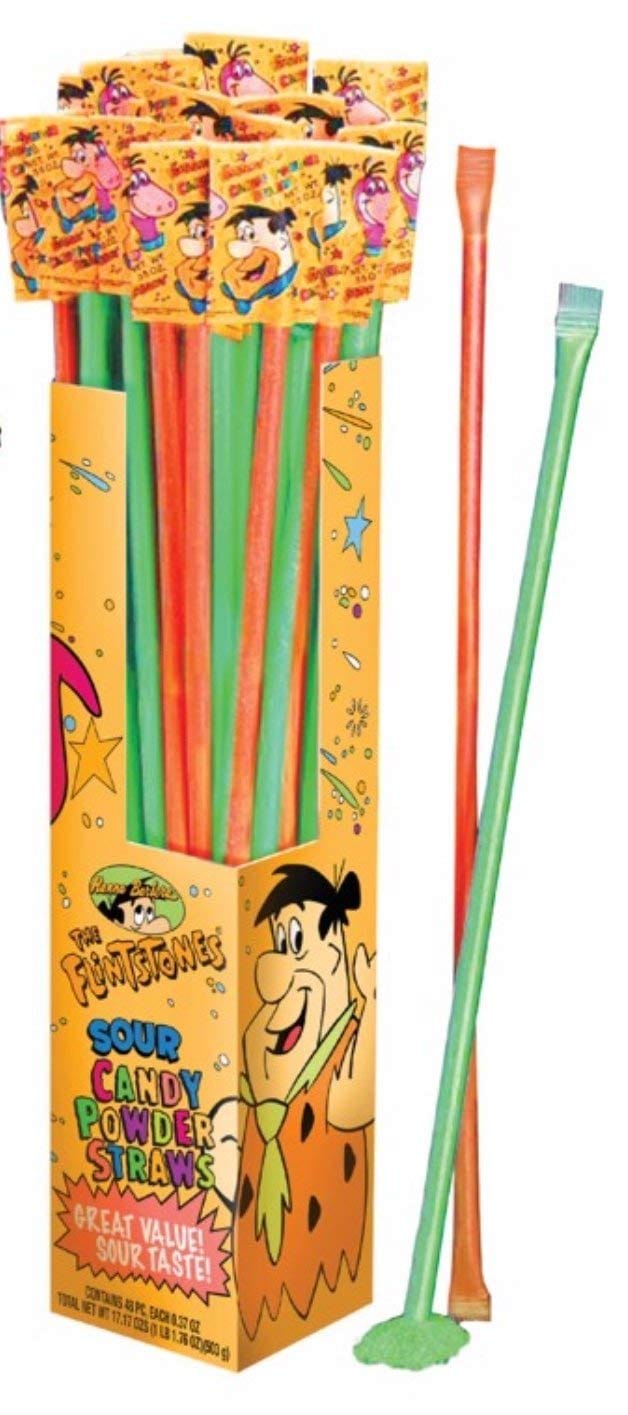 Alberts Flintstone Candy Straws - All City Candy