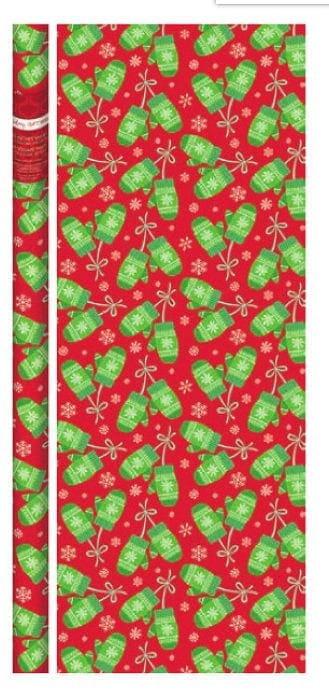 Green Strawberries Wrapping Paper Sheet