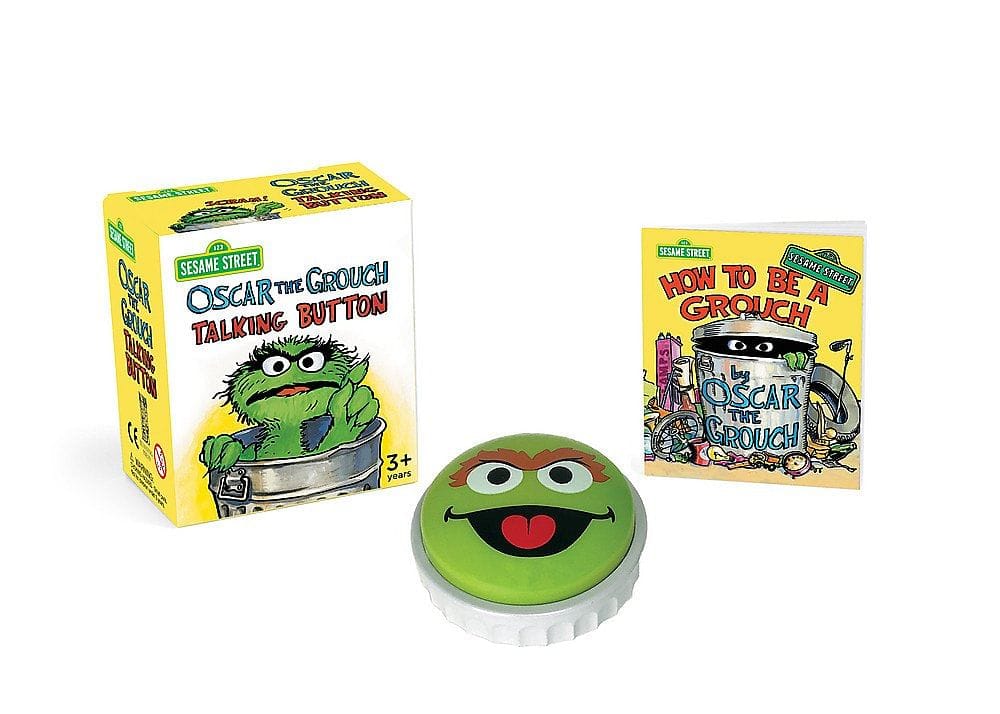 Oscar The Grouch Talking Button | Shelburne Country Store