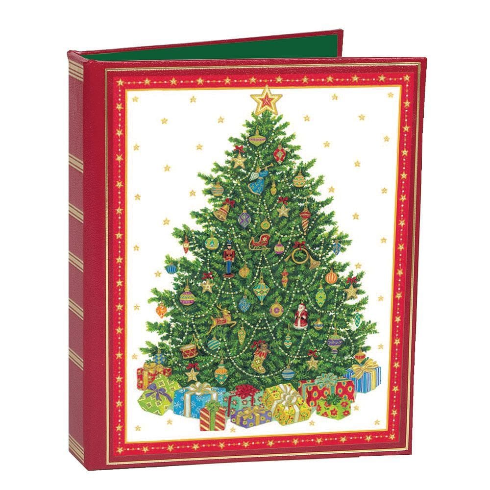 Rustic Christmas Photo Album, Christmas Card Binder, Christmas