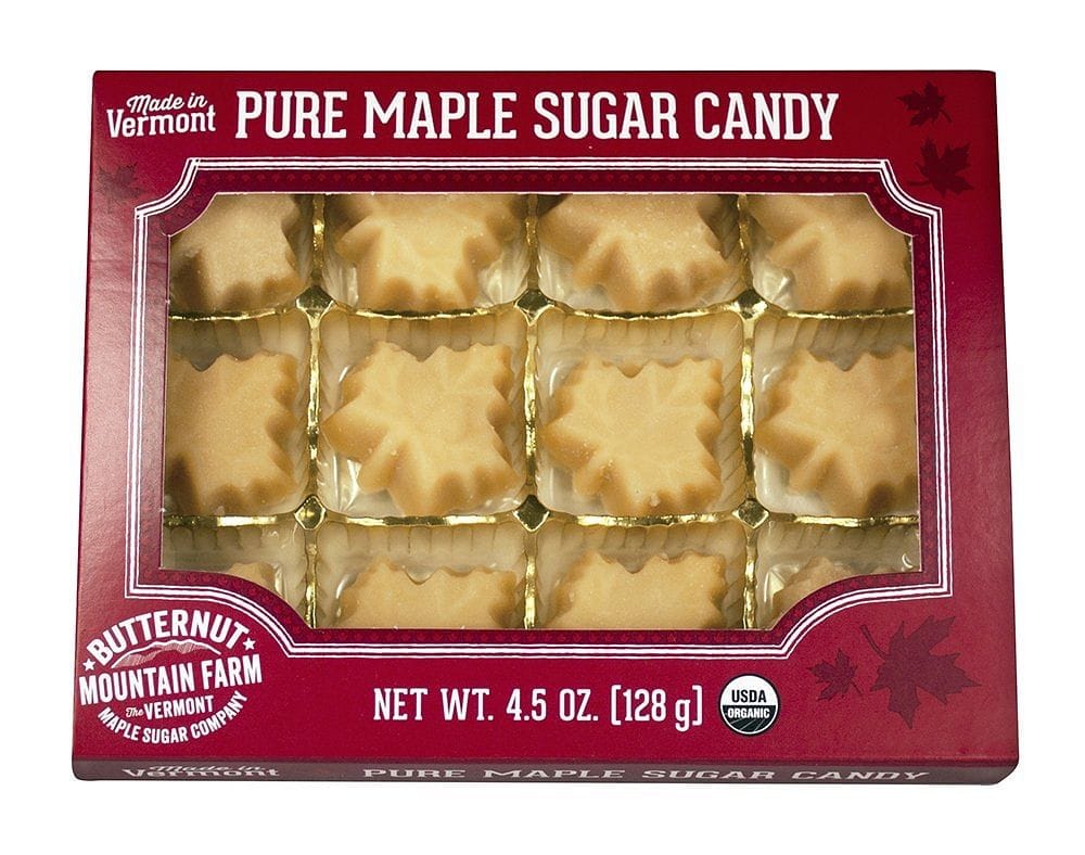 Maple Sugar Candy - Maple Leaf Shape - 1.5 oz Pure Maple Candy