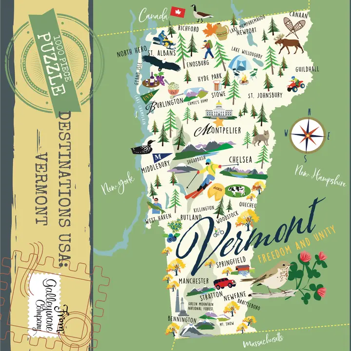 Vermont 1000 Piece Jigsaw Puzzle