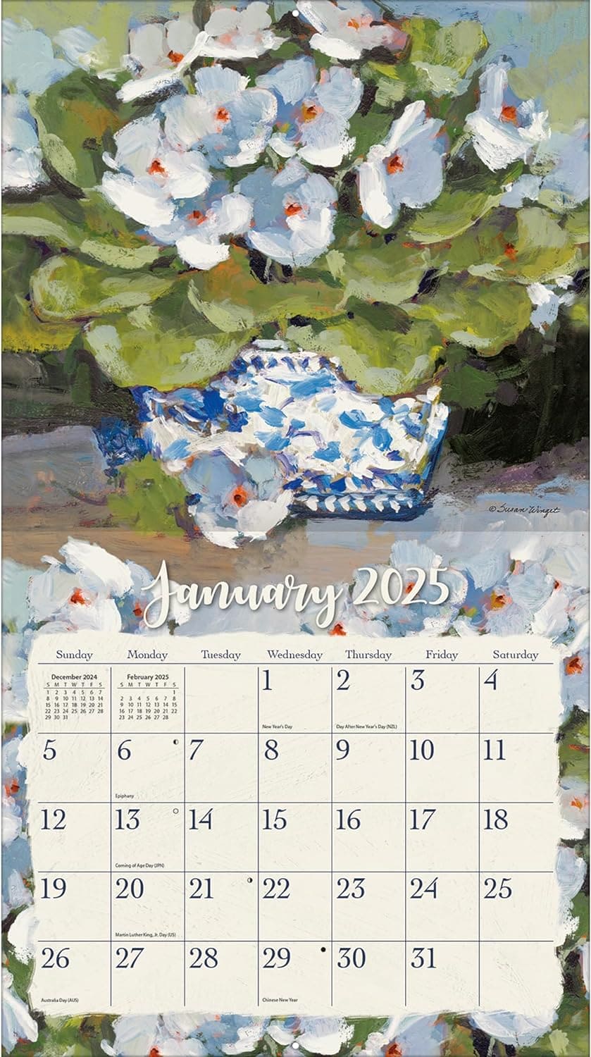 Gallery Florals 2025 Wall Calendar