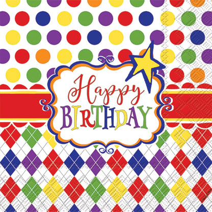 Birthday Party Fun Lunch Napkin