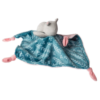 Jewel Hippo Character Blanket – 13×13″