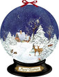 Winter Forest Snow Globe Advent Calendar