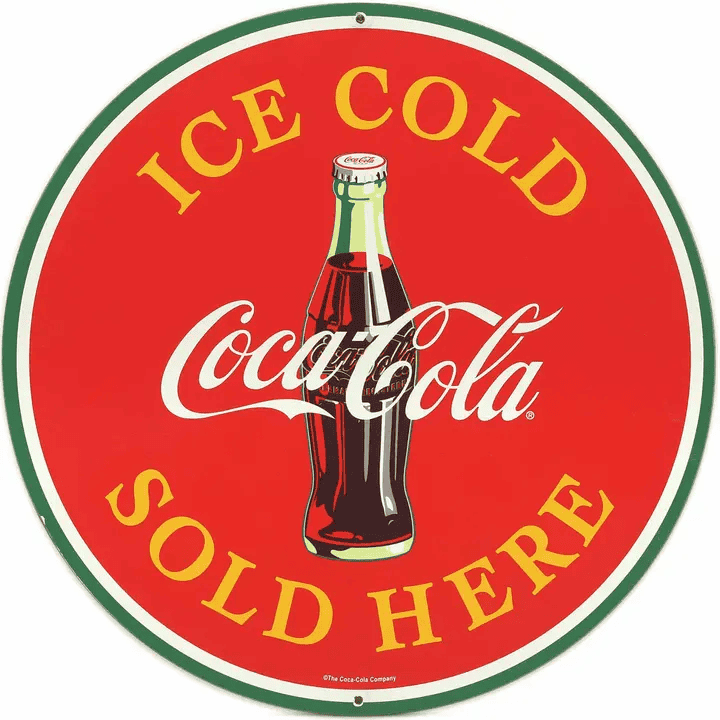 Ice Cold Coca Cola Sign