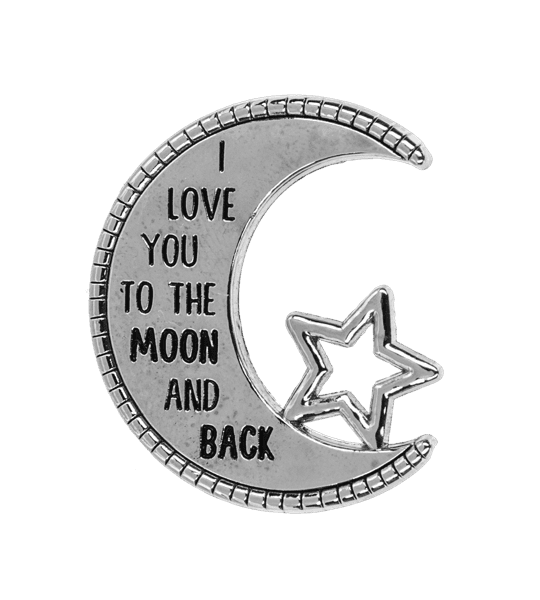 I Love You to the Moon and Back Charm