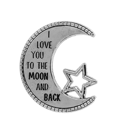 I Love You to the Moon and Back Charm