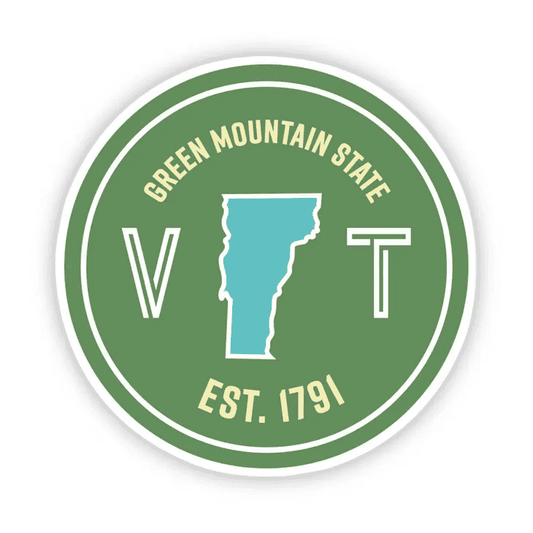 Green Mountain State of Vermont Sticker