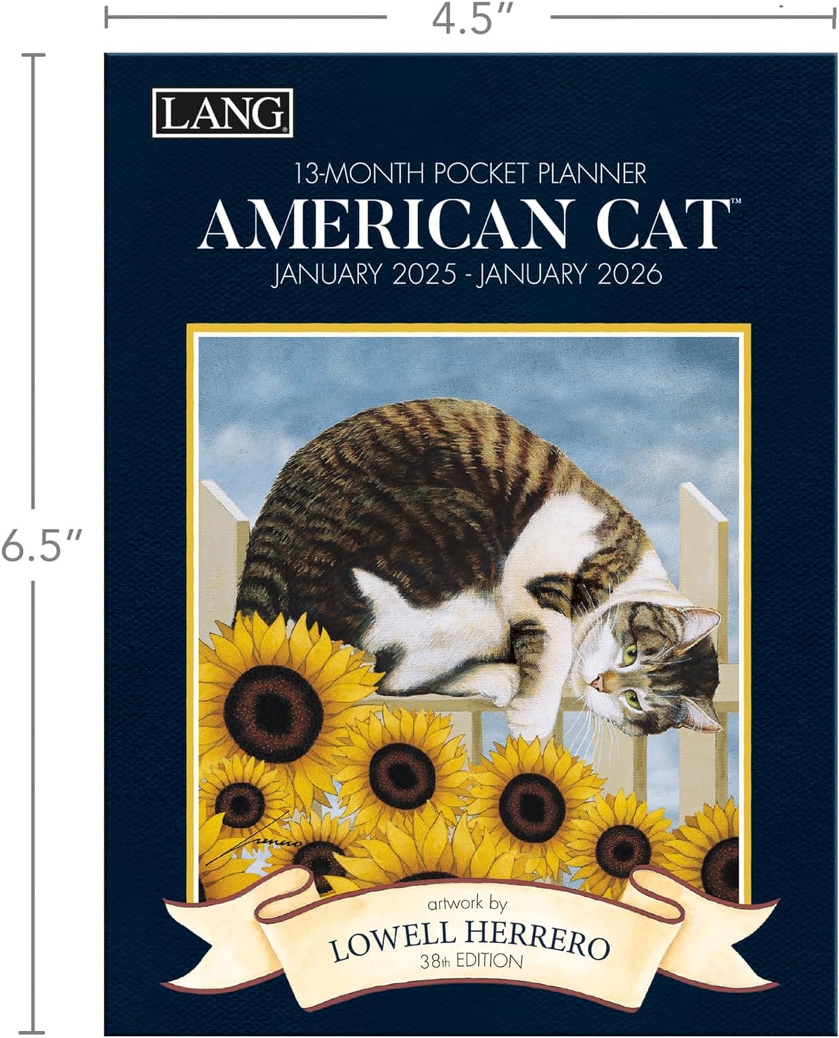 American Cat 2025 Monthly Pocket Planner