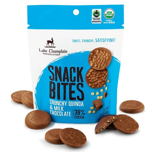 Lake Champlain Quinoa & Milk Chocolate Organic Snack Bites