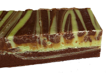 Mint Chocolate Swirl Fudge -