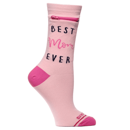 Pocket Socks - Best Mom Ever - Womens