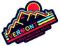 Vermont - Neon Sign Sticker