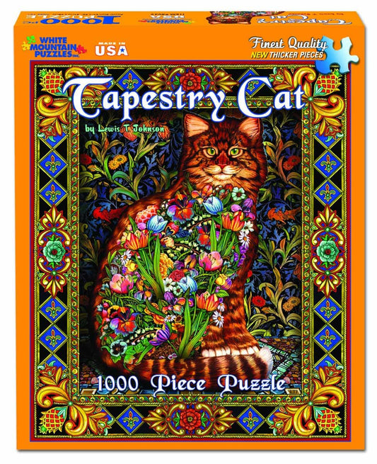 Tapestry Cat - 1000 Piece Jigsaw Puzzle