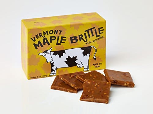 Vermont Maple Brittle With Almonds Box - 8oz