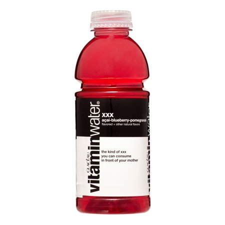 Vitamin Water XXX: Acai-Blueberry-Pomegranate Flavored 20 Fl oz