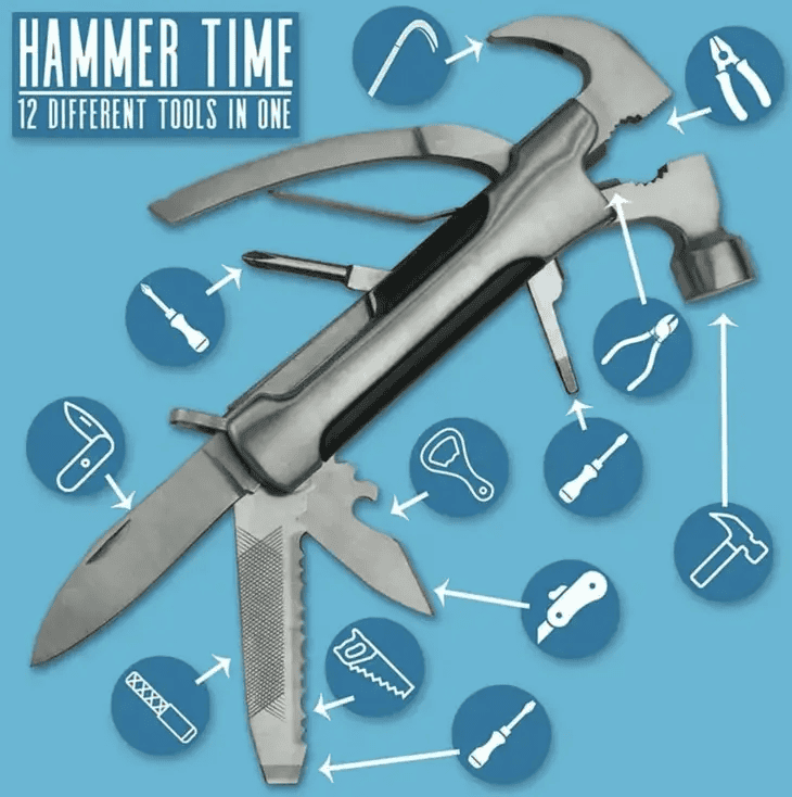 Hammer Time - 12 Different Tools in One