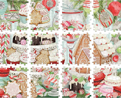 Holiday Treats Countdown Calendar - 500 Piece Puzzle