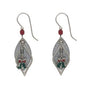 Silver Drop Earrings With Bells