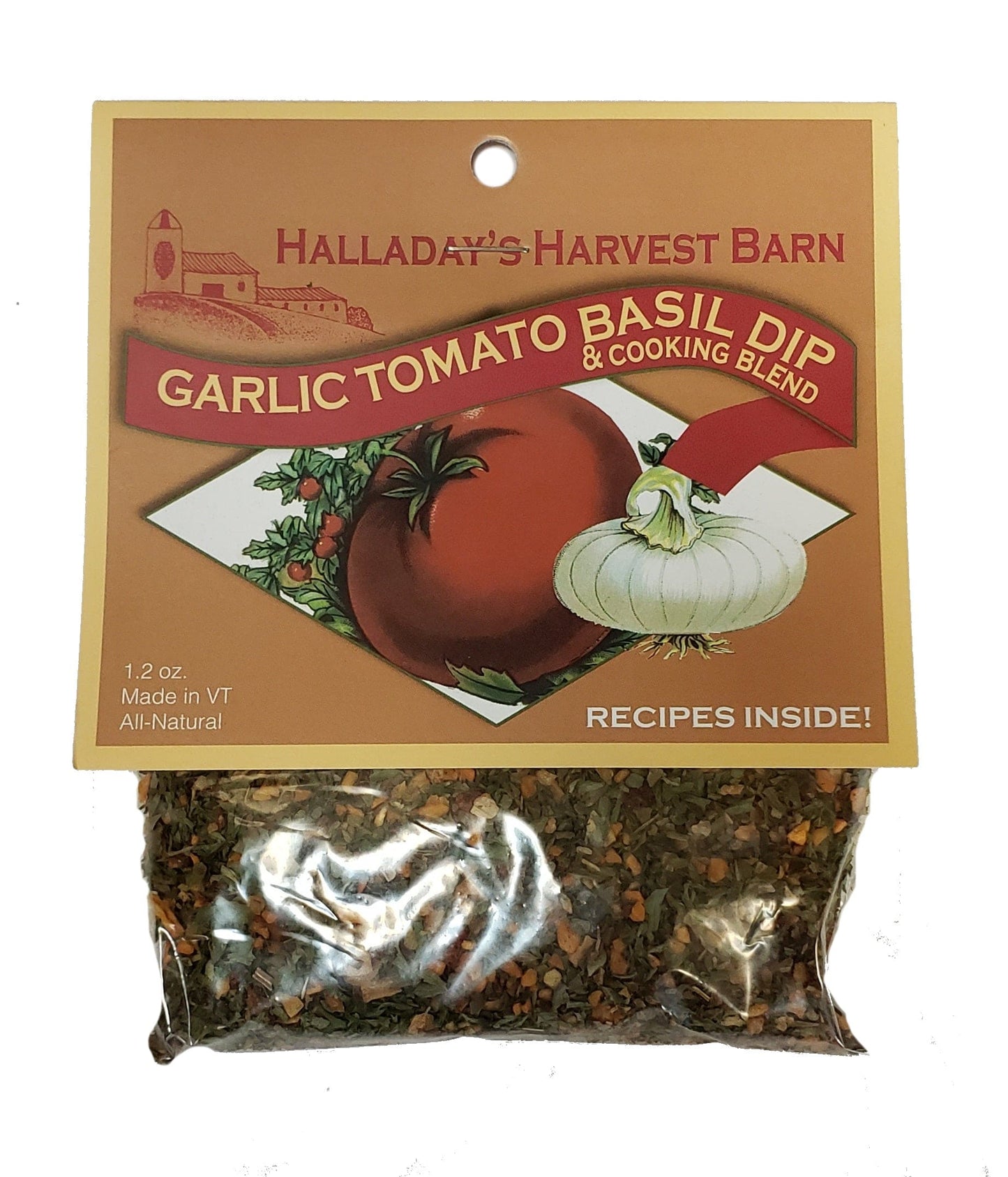 Halladay's Garlic Tomato Basil Dip Mix