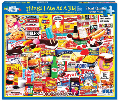 Things I Ate As A Kid - 1000 Piece Jigsaw Puzzle