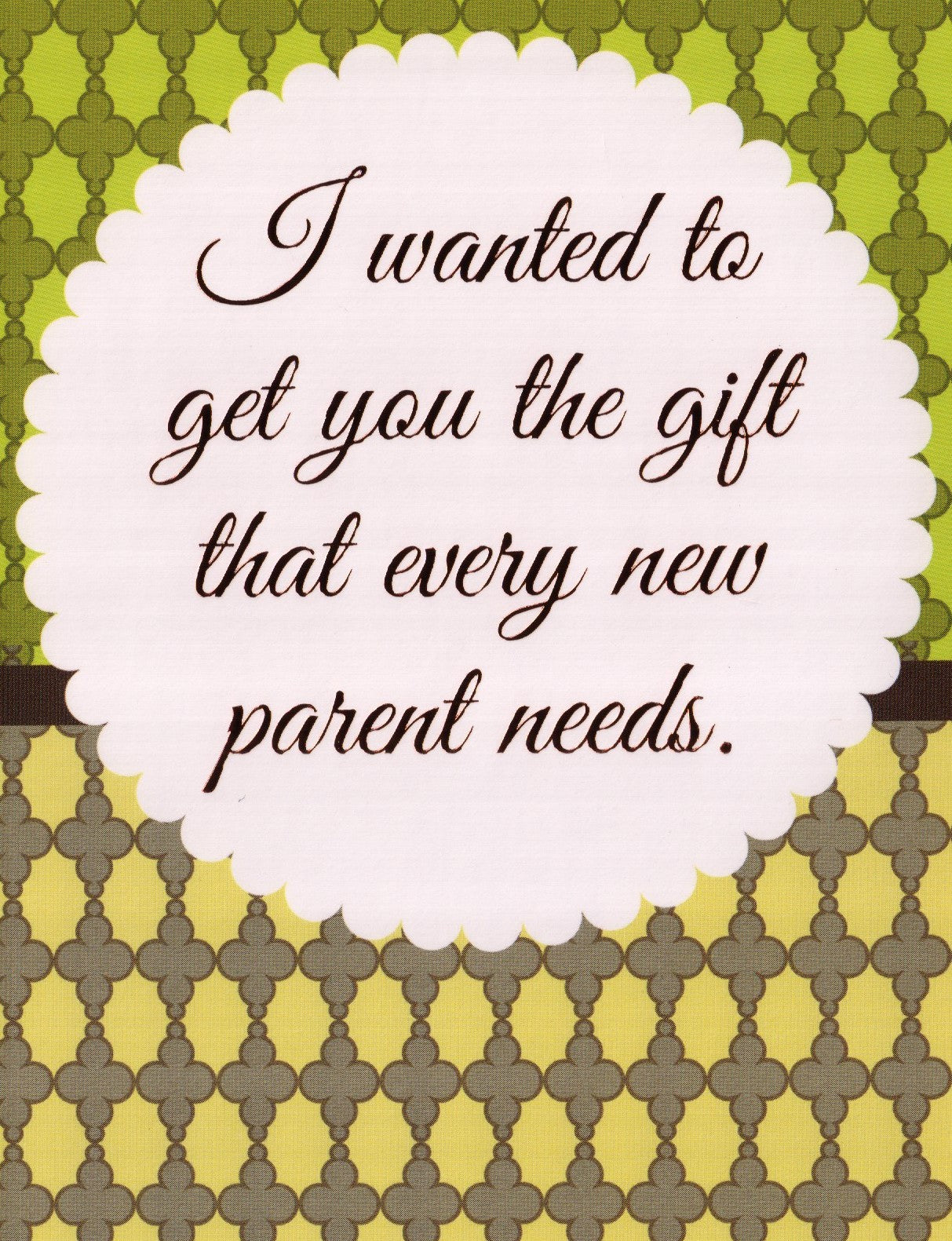 New Baby Gift Parent Needs