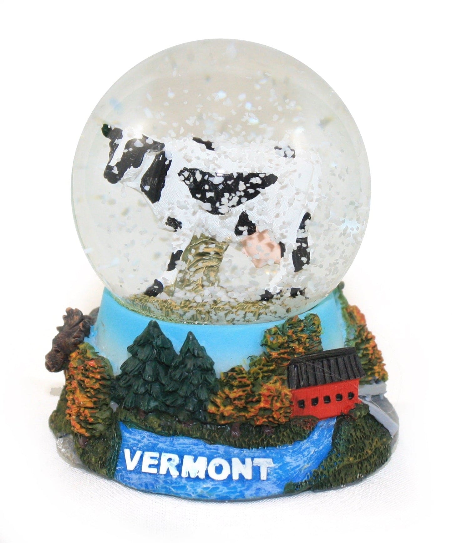 Vermont Snow Globe - Large Cow