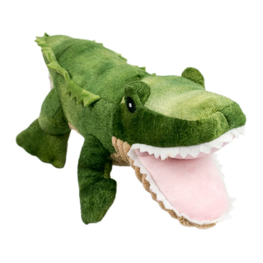 Tall Tails Plush Gator Squeak & Crunch Toy - 15"