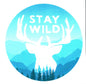 Stay Wild Deer Sticker