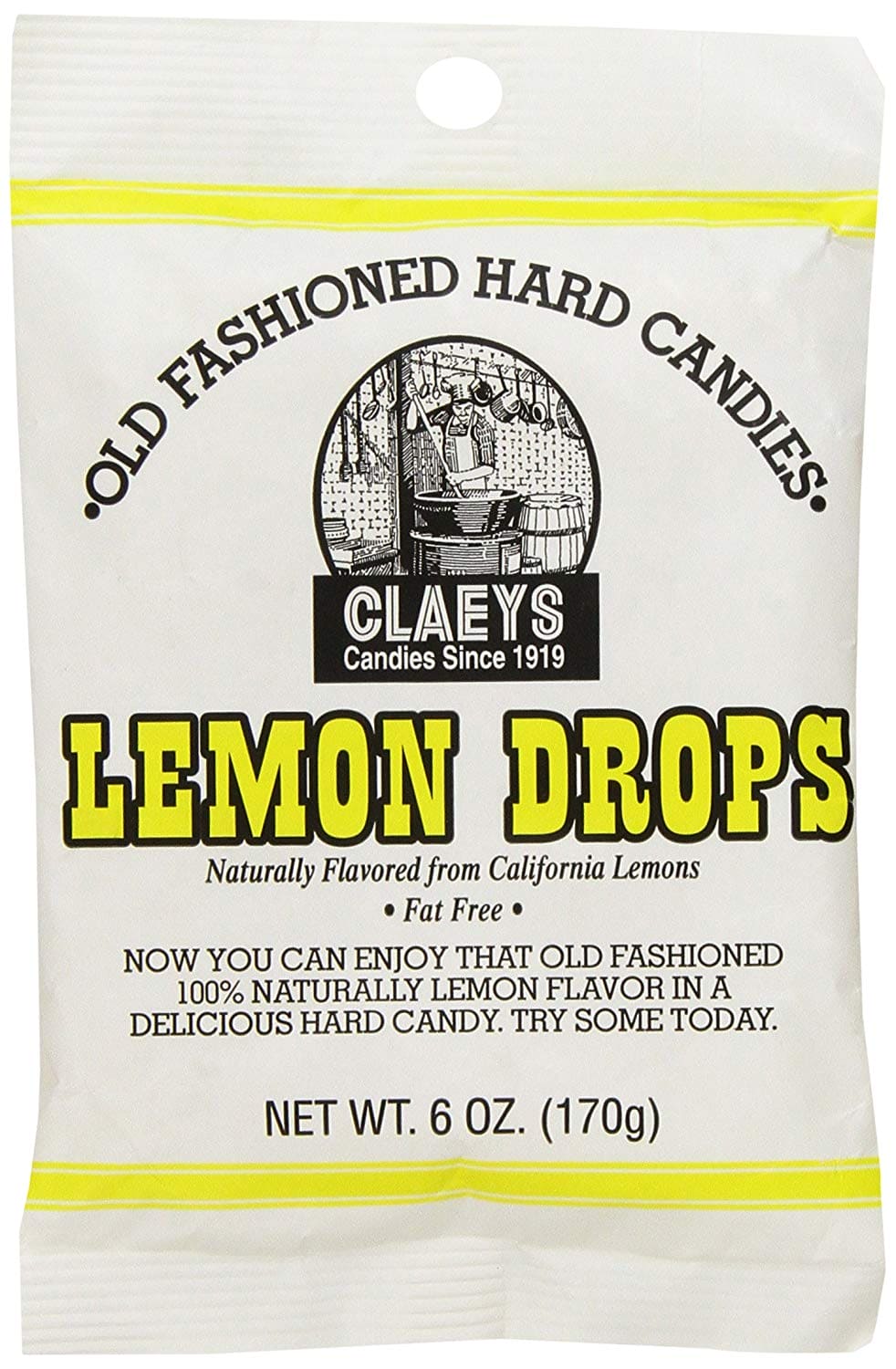 Claeys Old Fashioned Hard Candy Natural Lemon