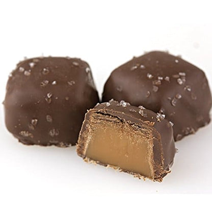 Asher's Sea Salt Caramels Vanilla Caramels 1 Pound -