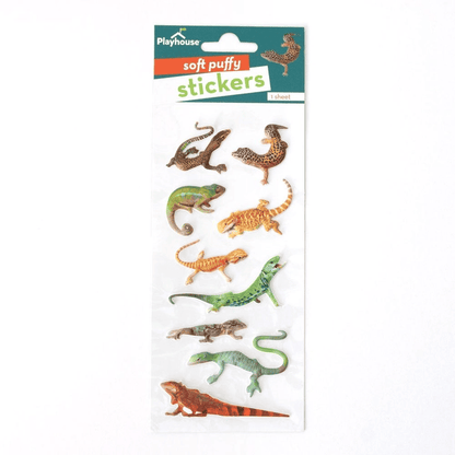 Lizards Puffy Stickers