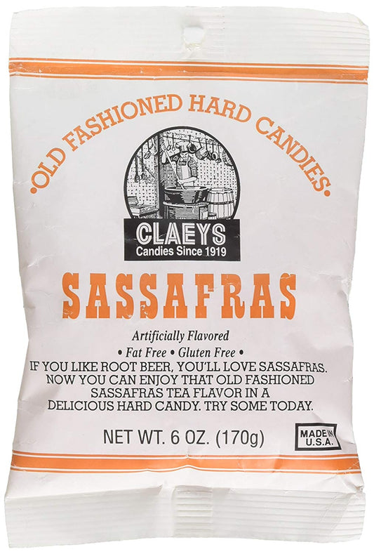 Claeys Old Fashioned Hard Candy Sassafras