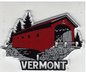 Mini Vermont Covered Bridge Magnet - Shelburne Country Store