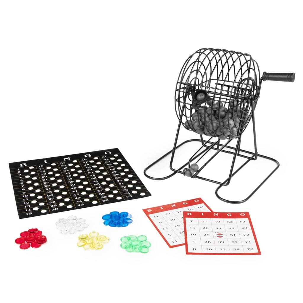 Deluxe Metal Bingo Cage Set