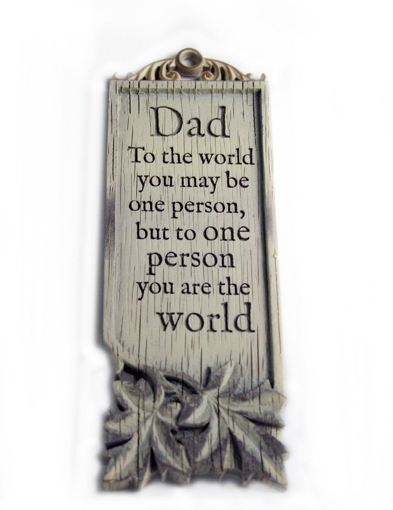 Driftwood Tall Plaque -