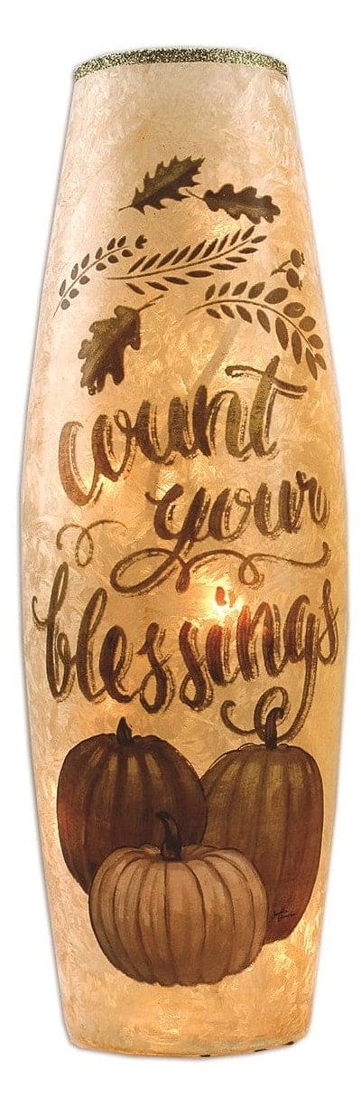 Live Simply Lighted Vase -