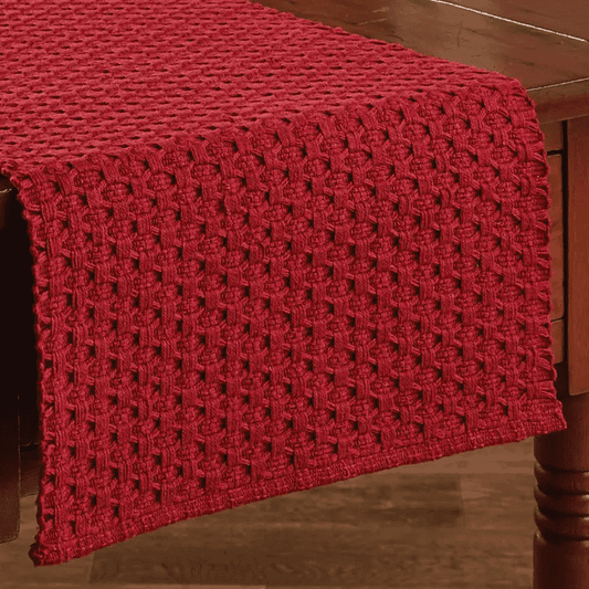 Chadwick Table Runner - 36"L - Red