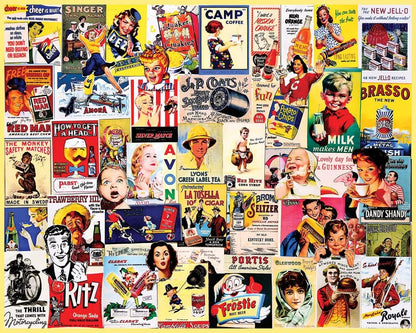 Vintage Ads - 500 Piece Jigsaw Puzzle