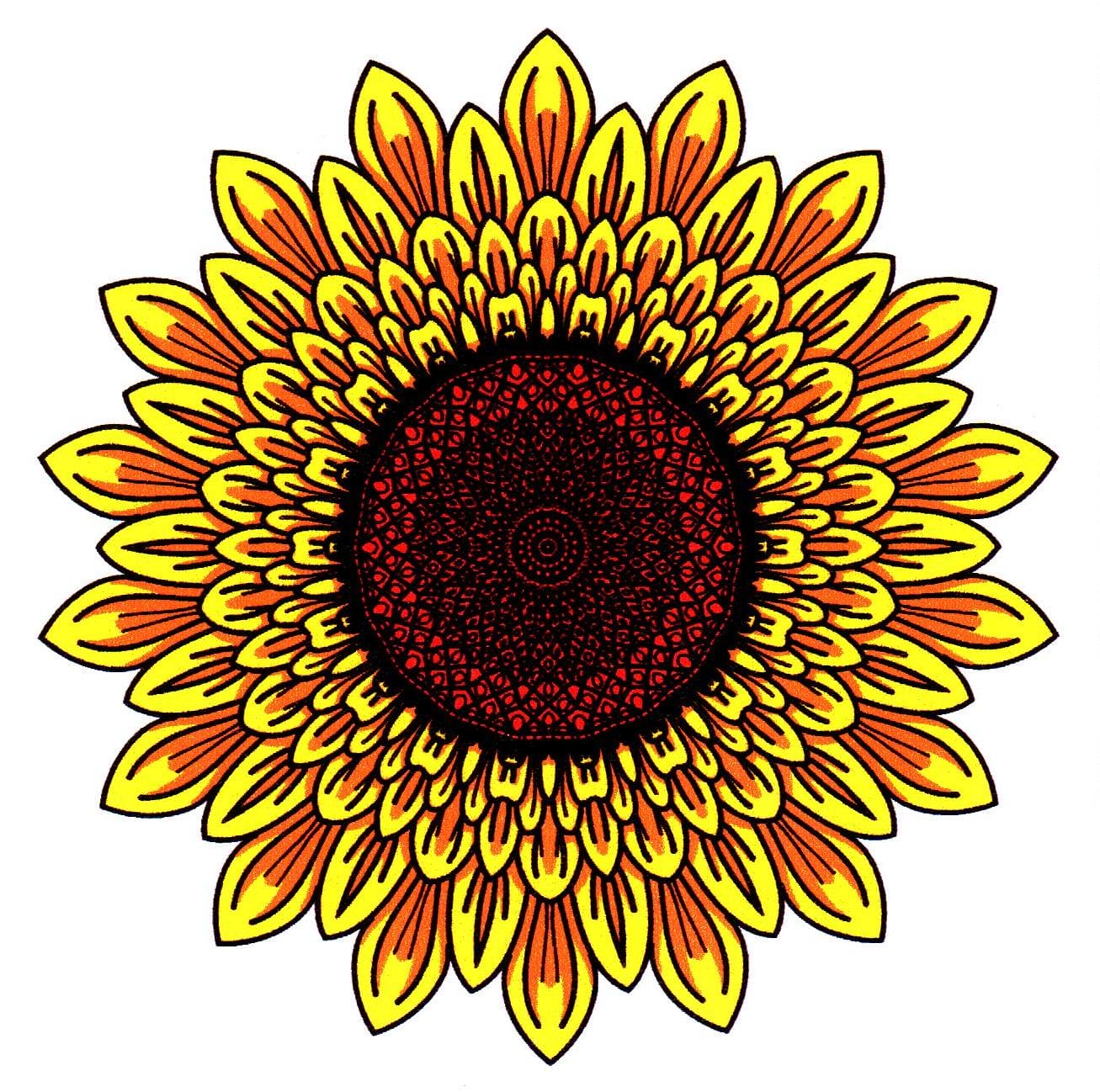 Sunflower Sticker