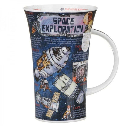 Dunoon Glencoe Space Exploration Fine Bone China Mug