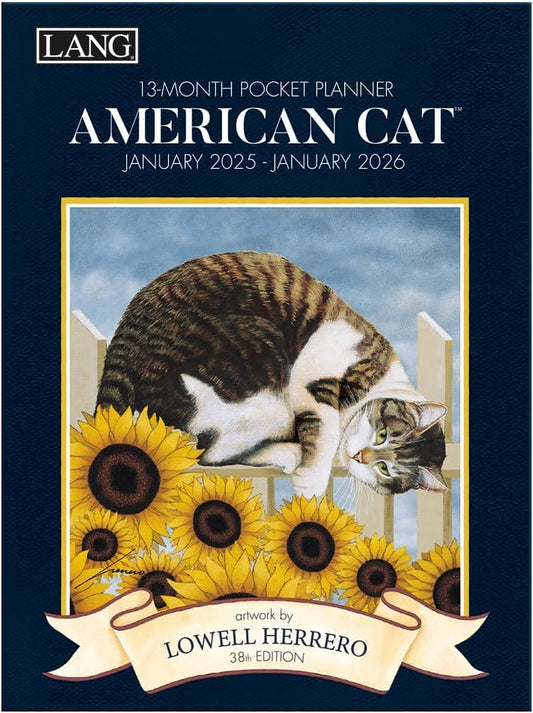 American Cat 2025 Monthly Pocket Planner