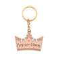 Prosecco Queen Crown Enamel Keychain