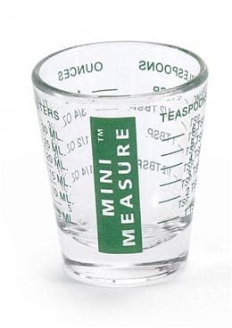 Mini Measure Shot Glass -