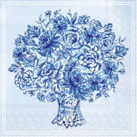 IHR Cocktail Napkin - Blue Medallion