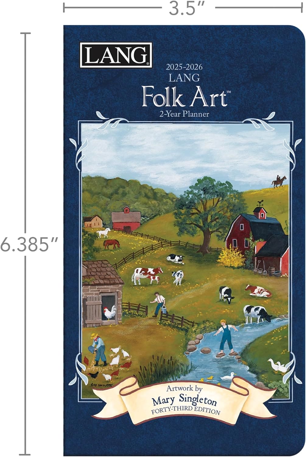 Lang Folk Art 2025 Two Year Planner