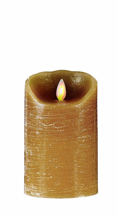 Mystique Flameless Candle 5 inch Real Wax Pillar Candle -